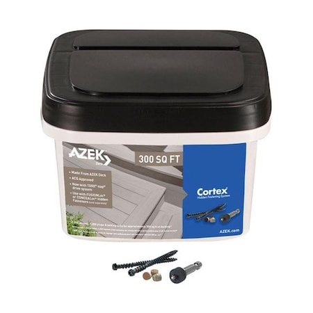 Azek Azek 5955679 2.75 in. Torx TTAP Star Head Autumn Chestnut Carbon Steel Hidden Deck Fastener; 1050 Per Box 5955679